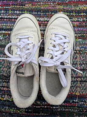 Reebok Classic White Leather Sneakers